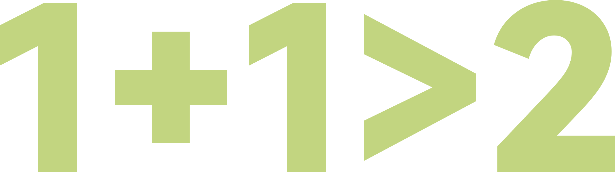 1+1>2